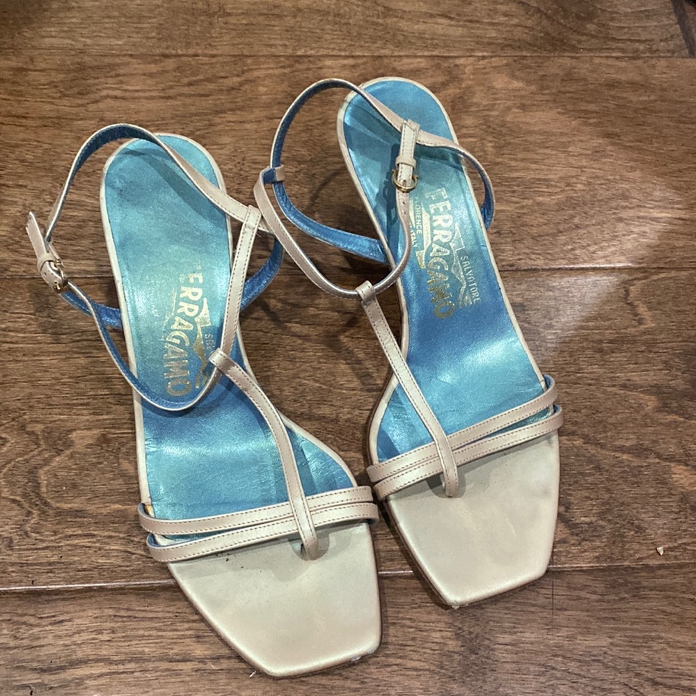 Salvatore Ferragamo Sandal Heels Size 7.5